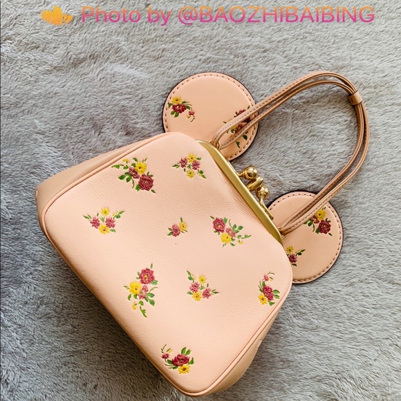 Coach Handbags - COACH F29351 DISNEY KISSLOCK BAG MINNIE MOUSE EARS